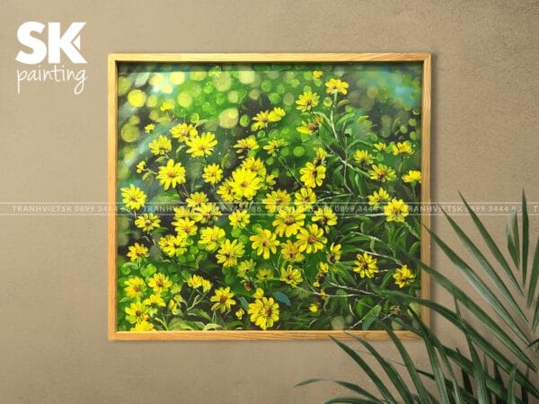 Hoa nắng - tranh sáng tác độc quyền