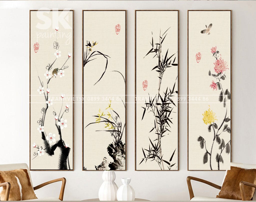 tranh tung cuc truc mai