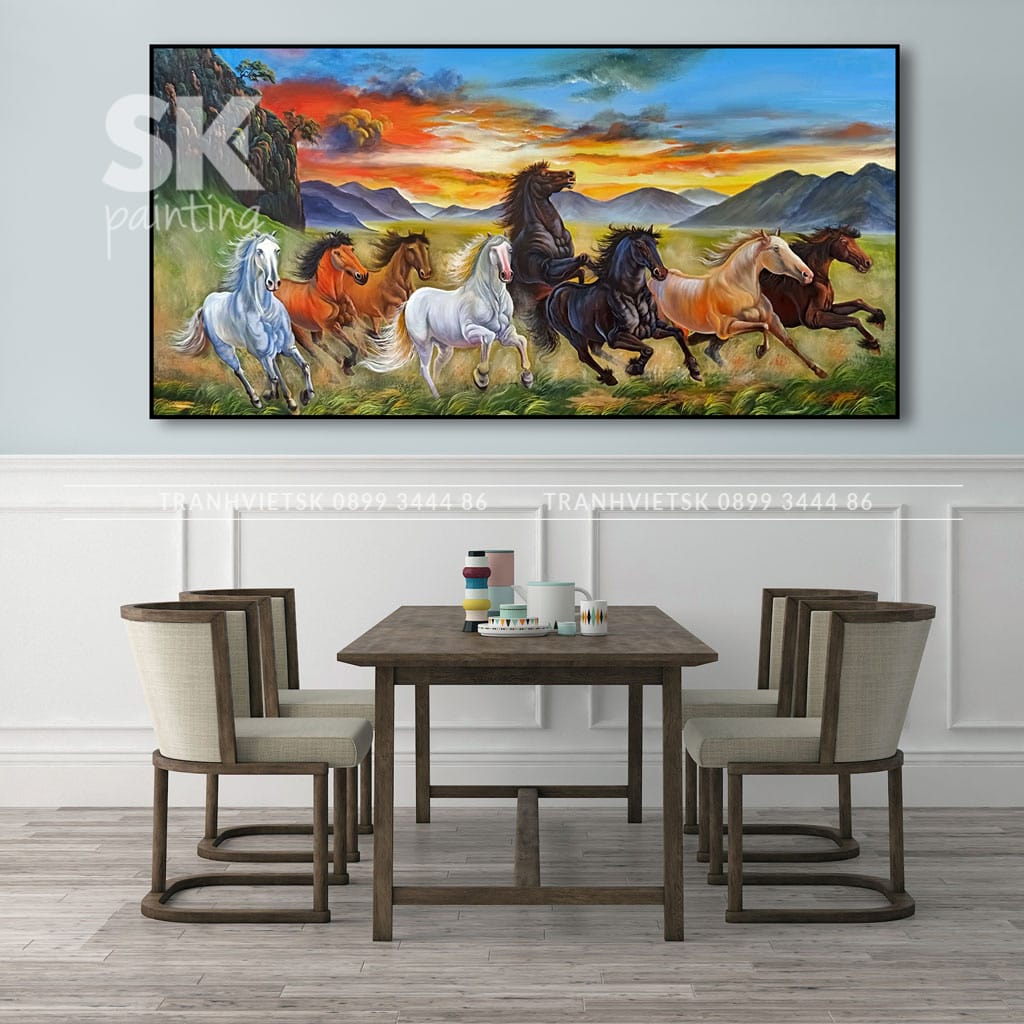 MẸO treo tranh ngựa phong thủy để 