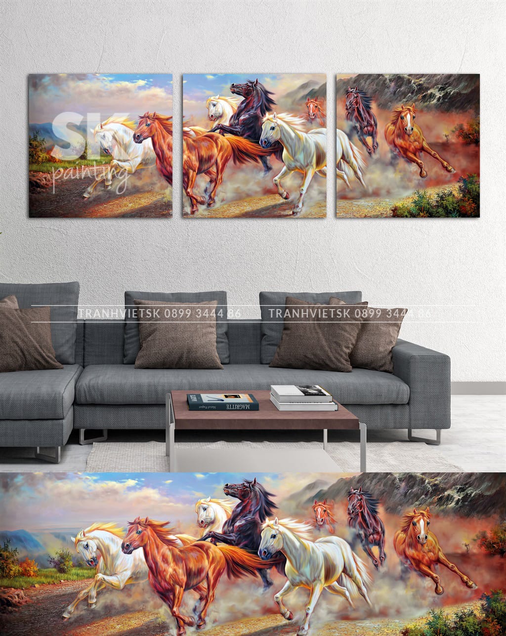 MẸO treo tranh ngựa phong thủy để 