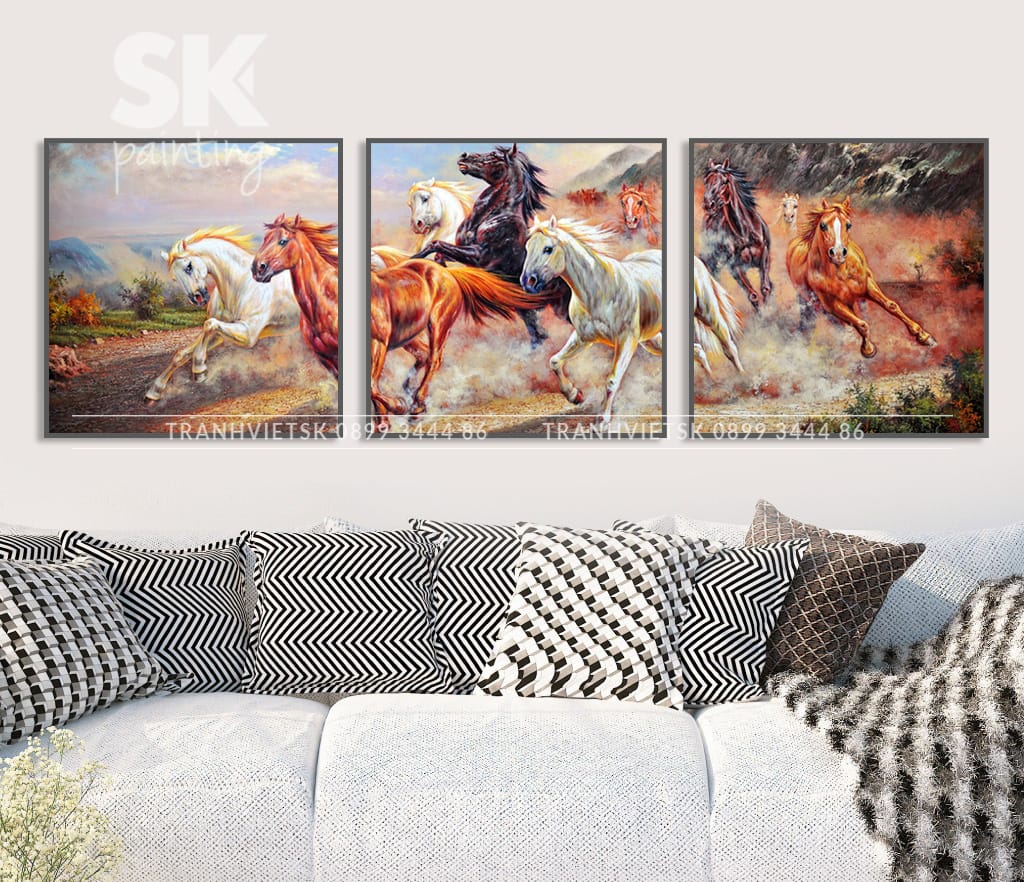 MẸO treo tranh ngựa phong thủy để 