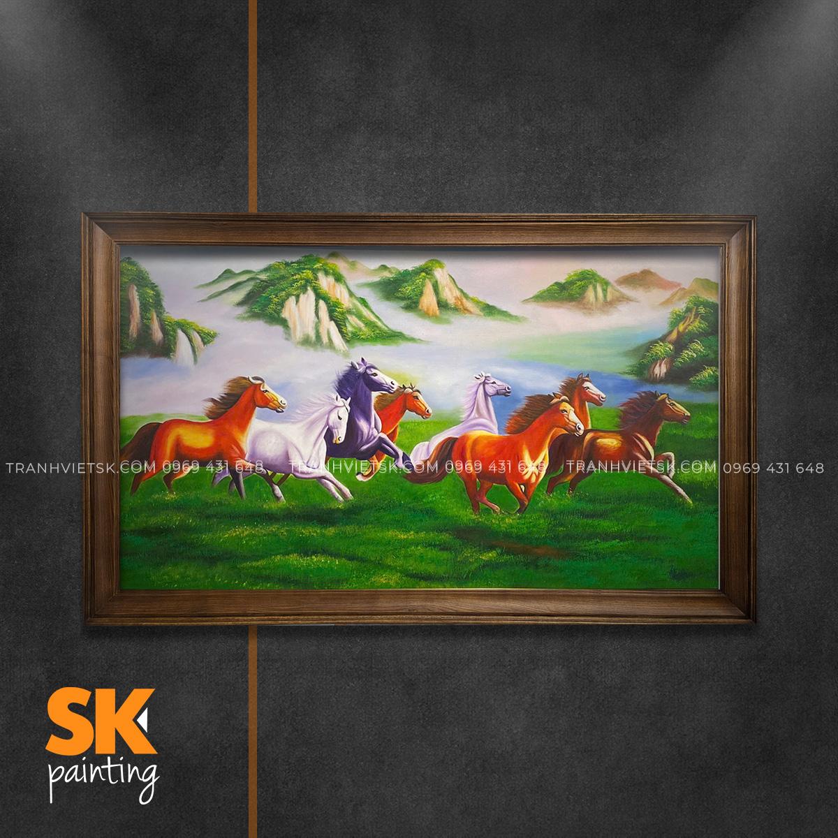 Mã Đáo Thành Công 3 - lòng tranh 70x120cm
