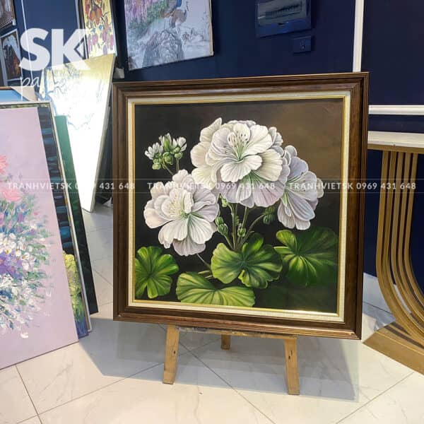 Hoa phong lữ - lòng tranh 70x70cm - Ảnh 2