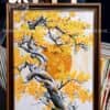 Mai Vàng Nghênh Xuân – lòng tranh 60x80cm