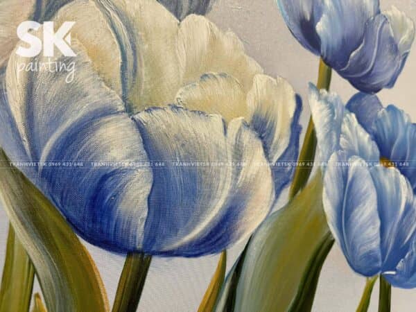 Tulip Thiên An - lòng tranh 70x120cm - Ảnh 5