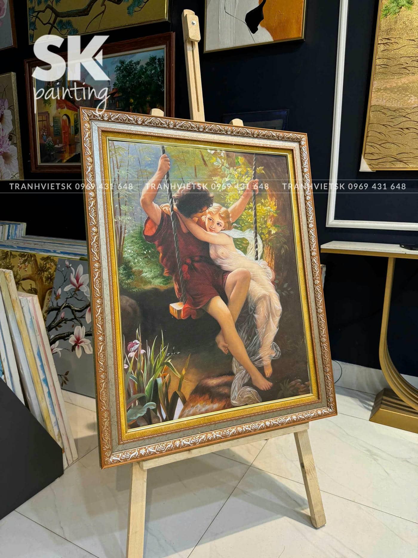 Springtime - kích thước 60x80cm - Ảnh 3