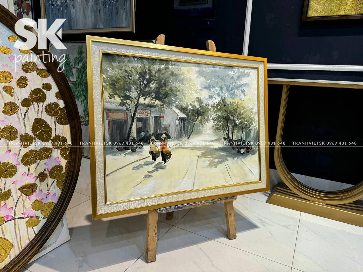 Hà Nội 2 – lòng tranh 60x80cm - Ảnh 3