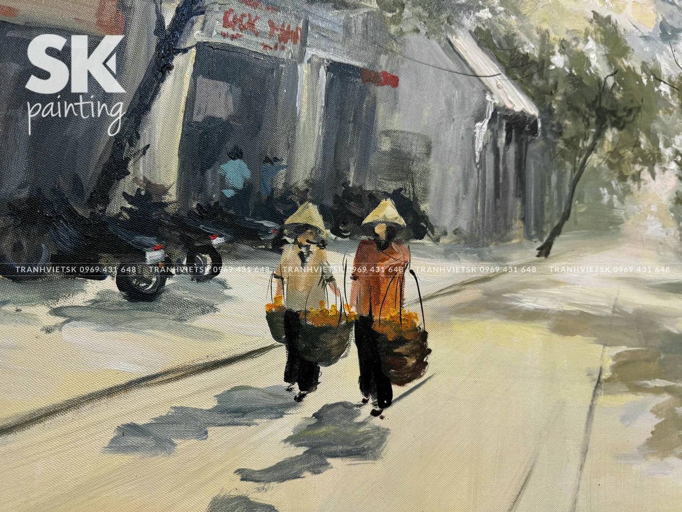 Hà Nội 2 – lòng tranh 60x80cm - Ảnh 4