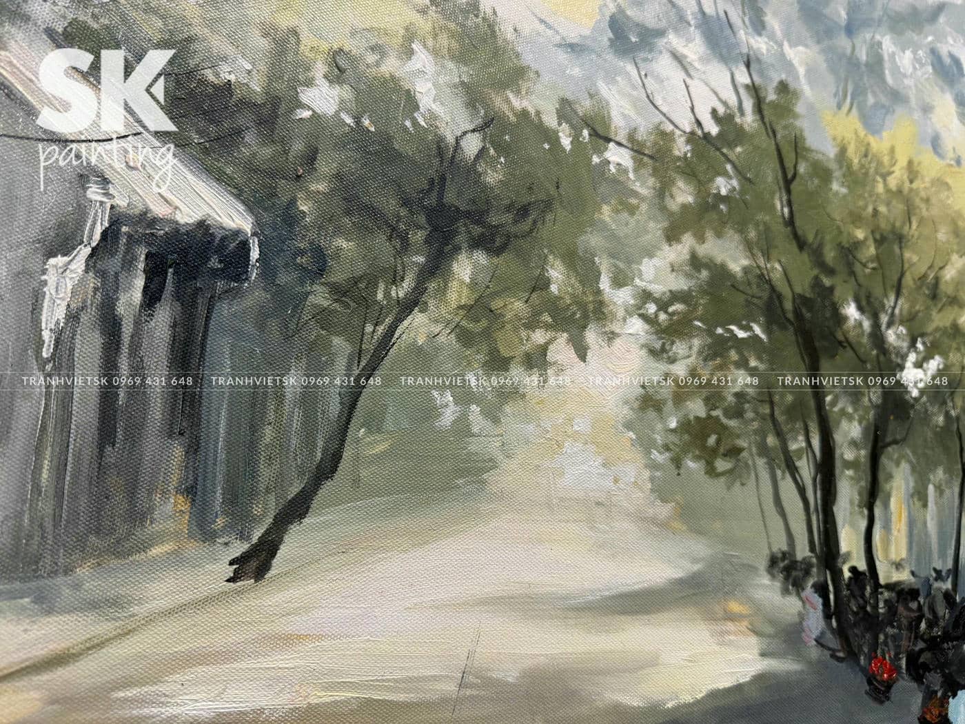 Hà Nội 2 – lòng tranh 60x80cm - Ảnh 5