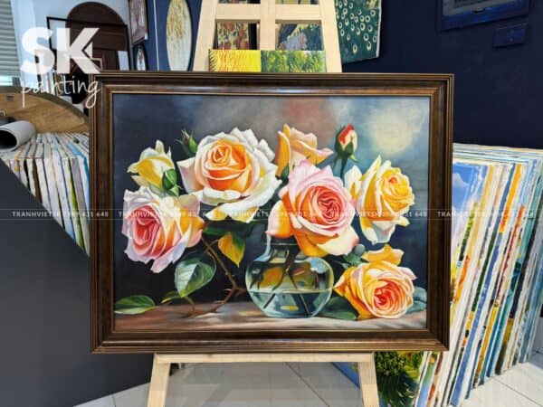 Hoa Hồng – lòng tranh 60x80cm
