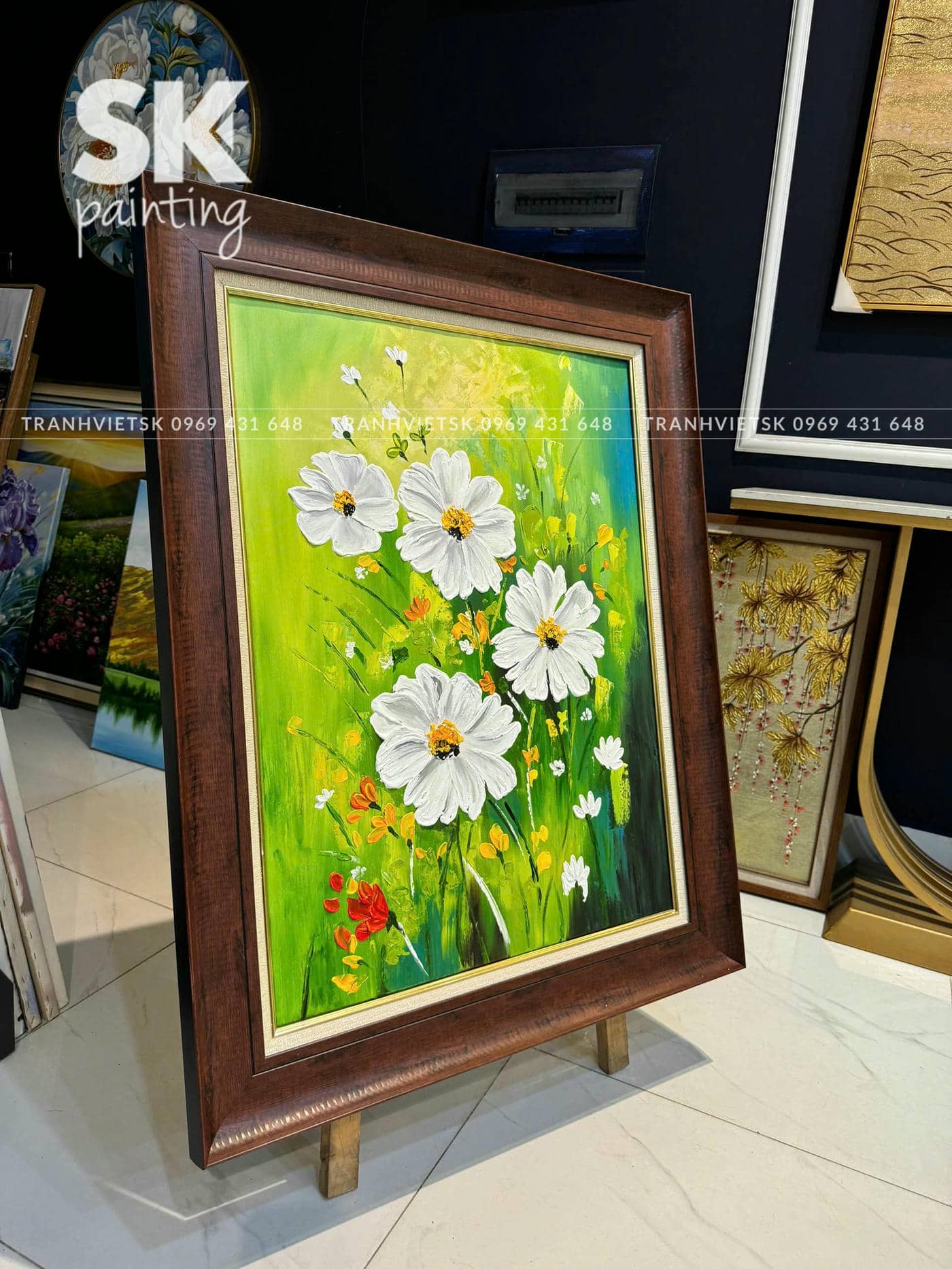 Hoa Mùa Hè – lòng tranh 60x80cm - Ảnh 3
