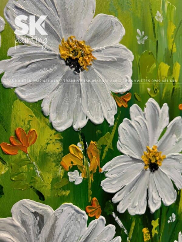 Hoa Mùa Hè – lòng tranh 60x80cm - Ảnh 5