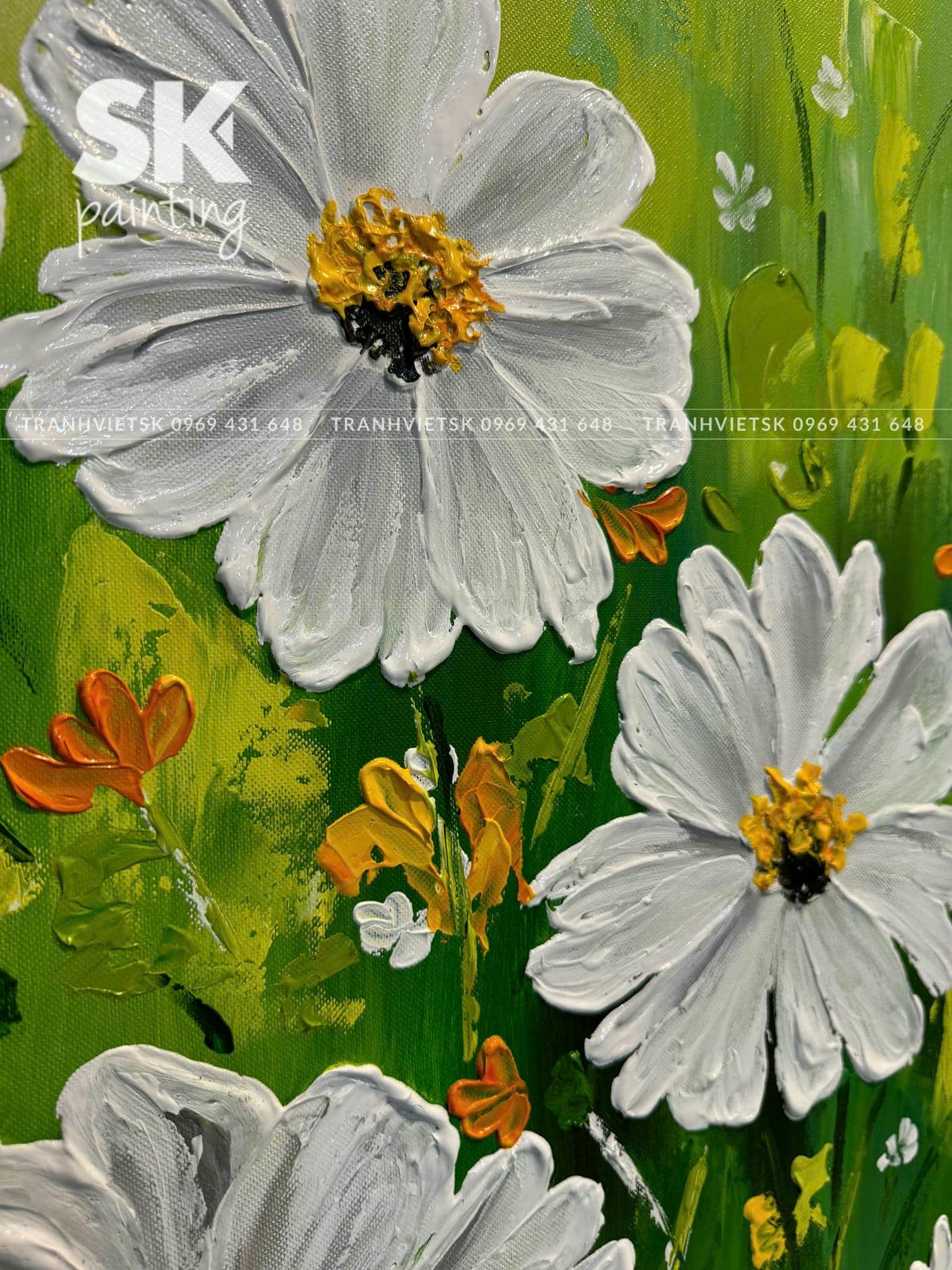 Hoa Mùa Hè – lòng tranh 60x80cm - Ảnh 5