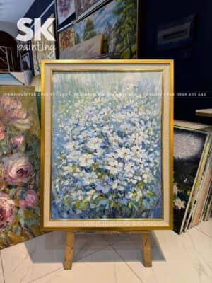 Hoa Xuân – lòng tranh 60x80cm