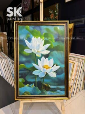 Liên Thanh Tâm - lòng tranh 60x90cm