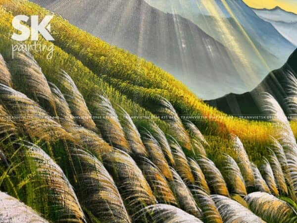 Cỏ Lau Trong Nắng - Tranh Sáng Tác Độc Quyền - Ảnh 4