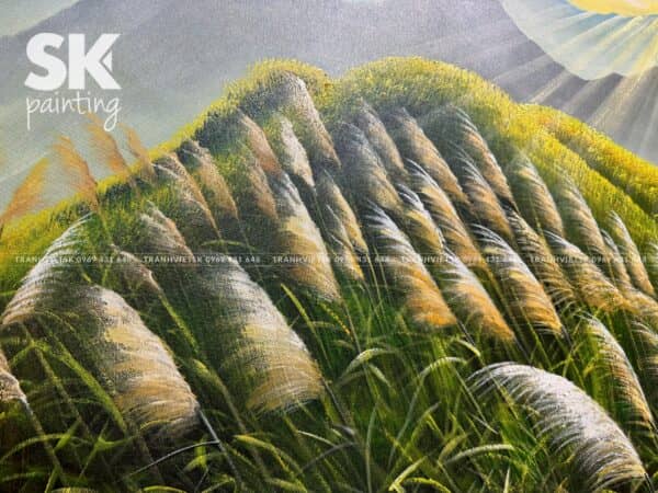 Cỏ Lau Trong Nắng - Tranh Sáng Tác Độc Quyền - Ảnh 5