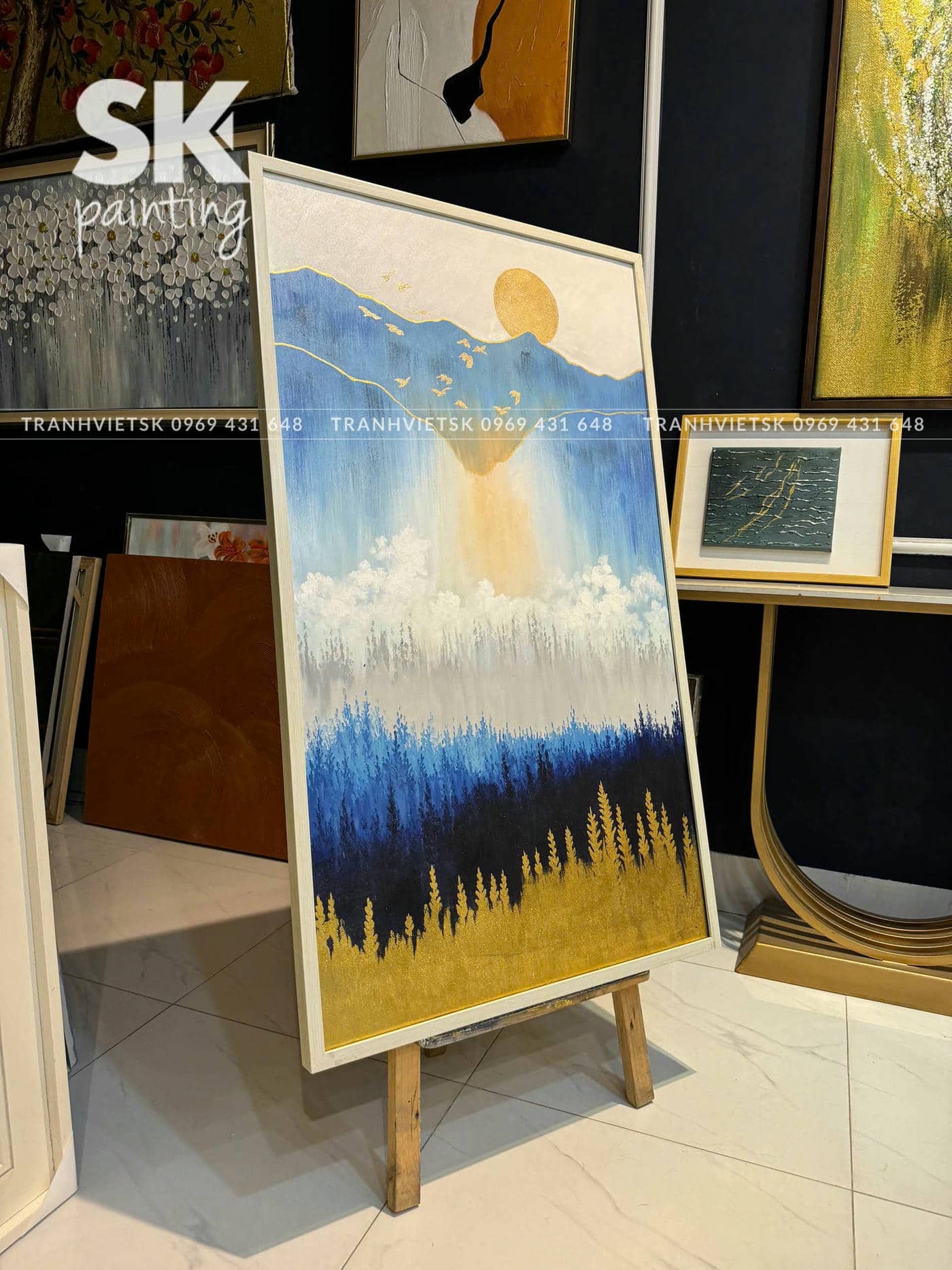 Hừng Đông 2 - lòng tranh 70x120cm - Ảnh 3