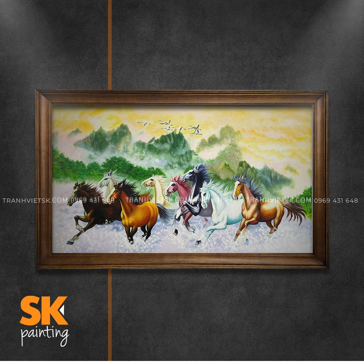 Mã Đáo Thành Công 4 - lòng tranh 70x120cm