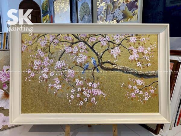 Sắc Đào Kim An - Tranh Sáng Tác Độc Quyền - Ảnh 2