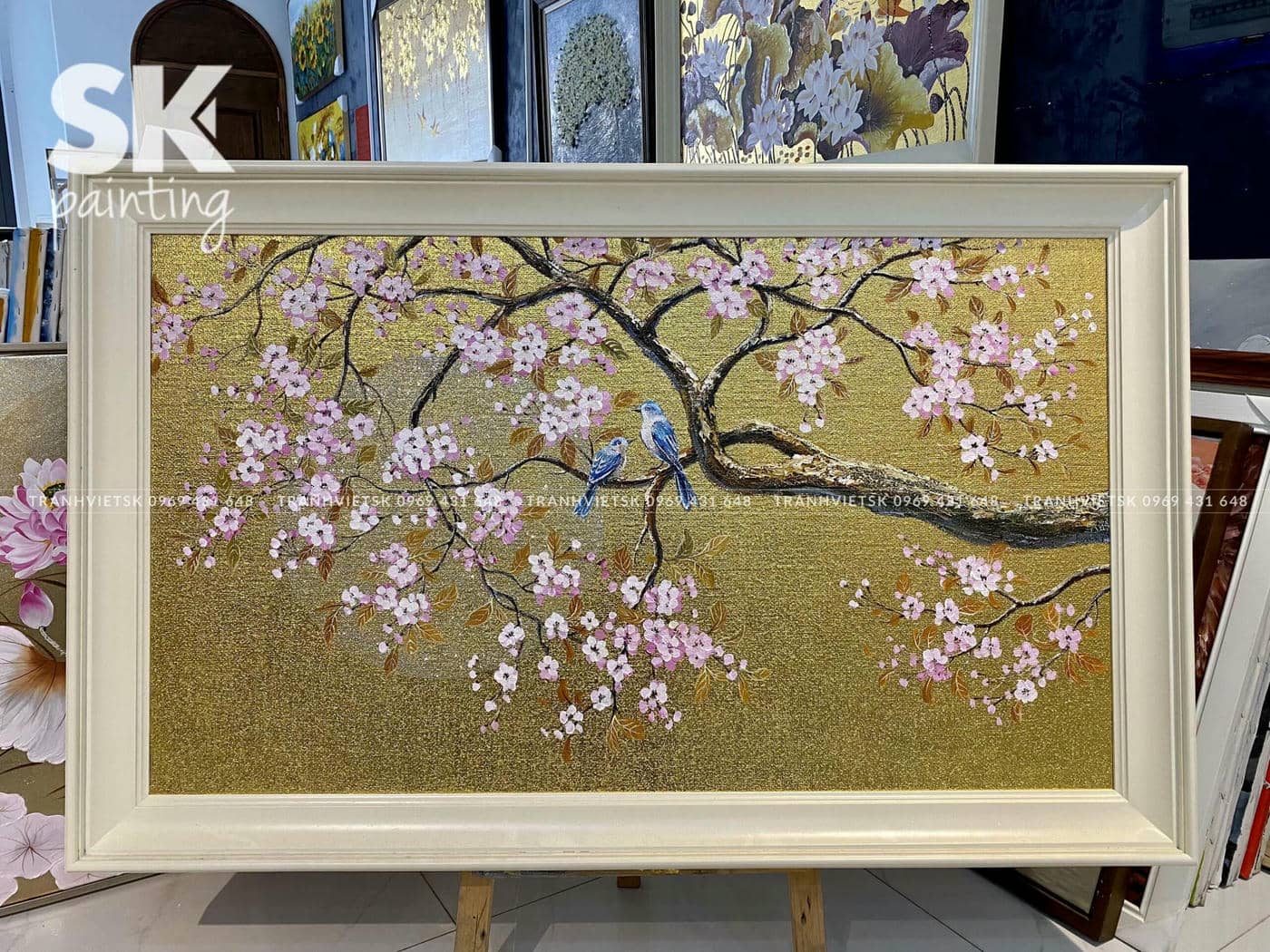 Sắc Đào Kim An - Tranh Sáng Tác Độc Quyền - Ảnh 2