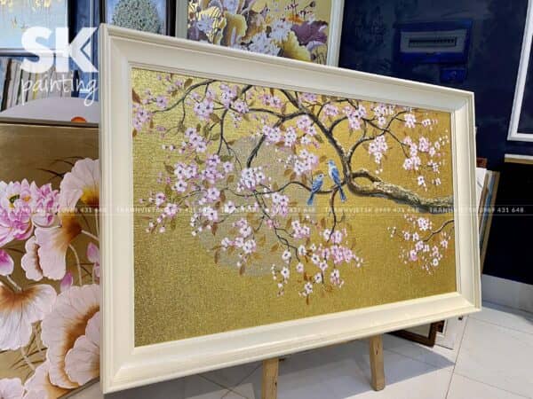 Sắc Đào Kim An - Tranh Sáng Tác Độc Quyền - Ảnh 3