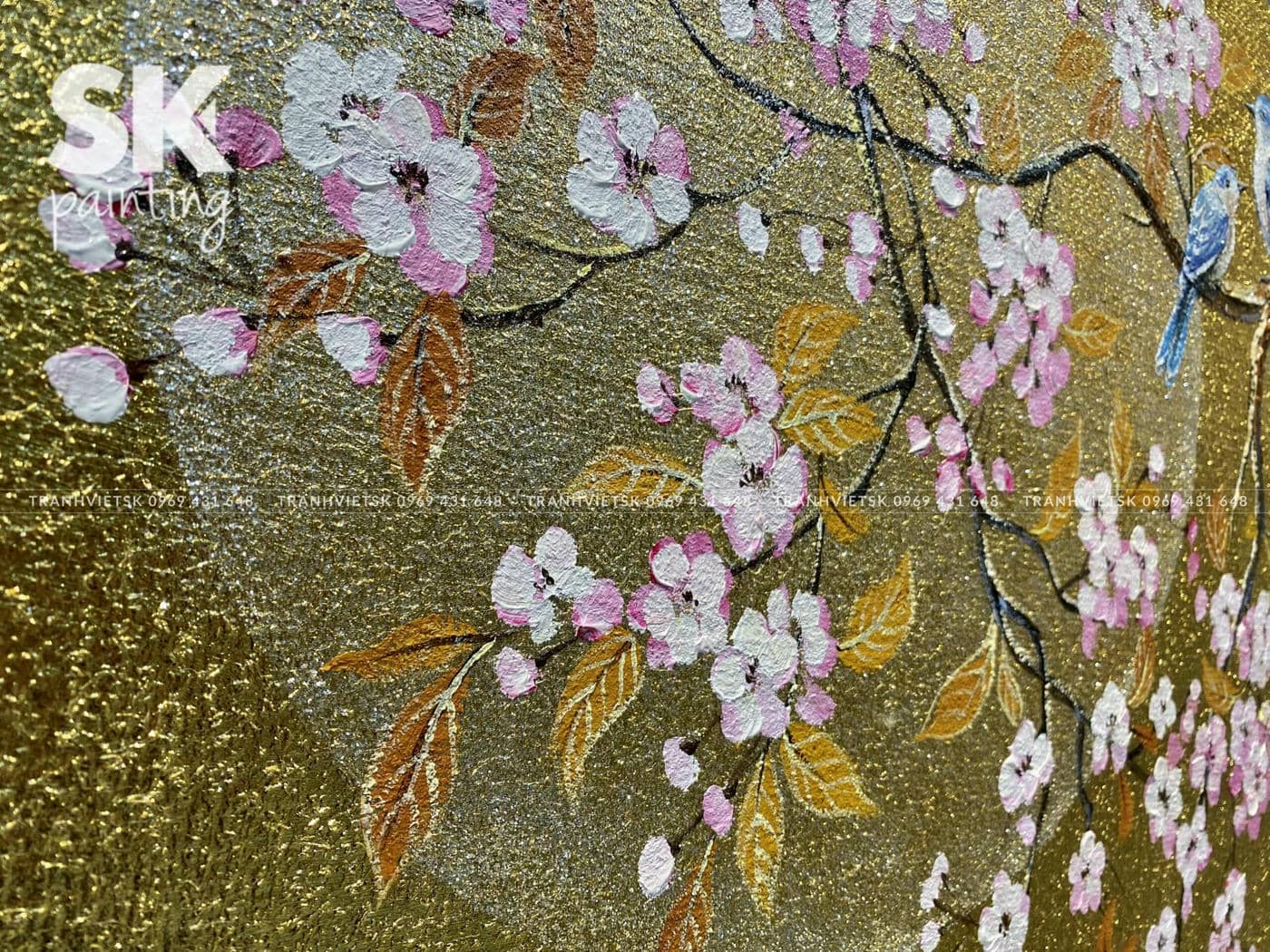 Sắc Đào Kim An - Tranh Sáng Tác Độc Quyền - Ảnh 4