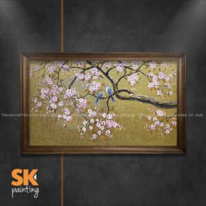 Sắc Đào Kim An - Tranh Sáng Tác Độc Quyền