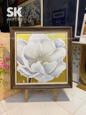 Phù Dung Kim An 4 - lòng tranh 70x70cm
