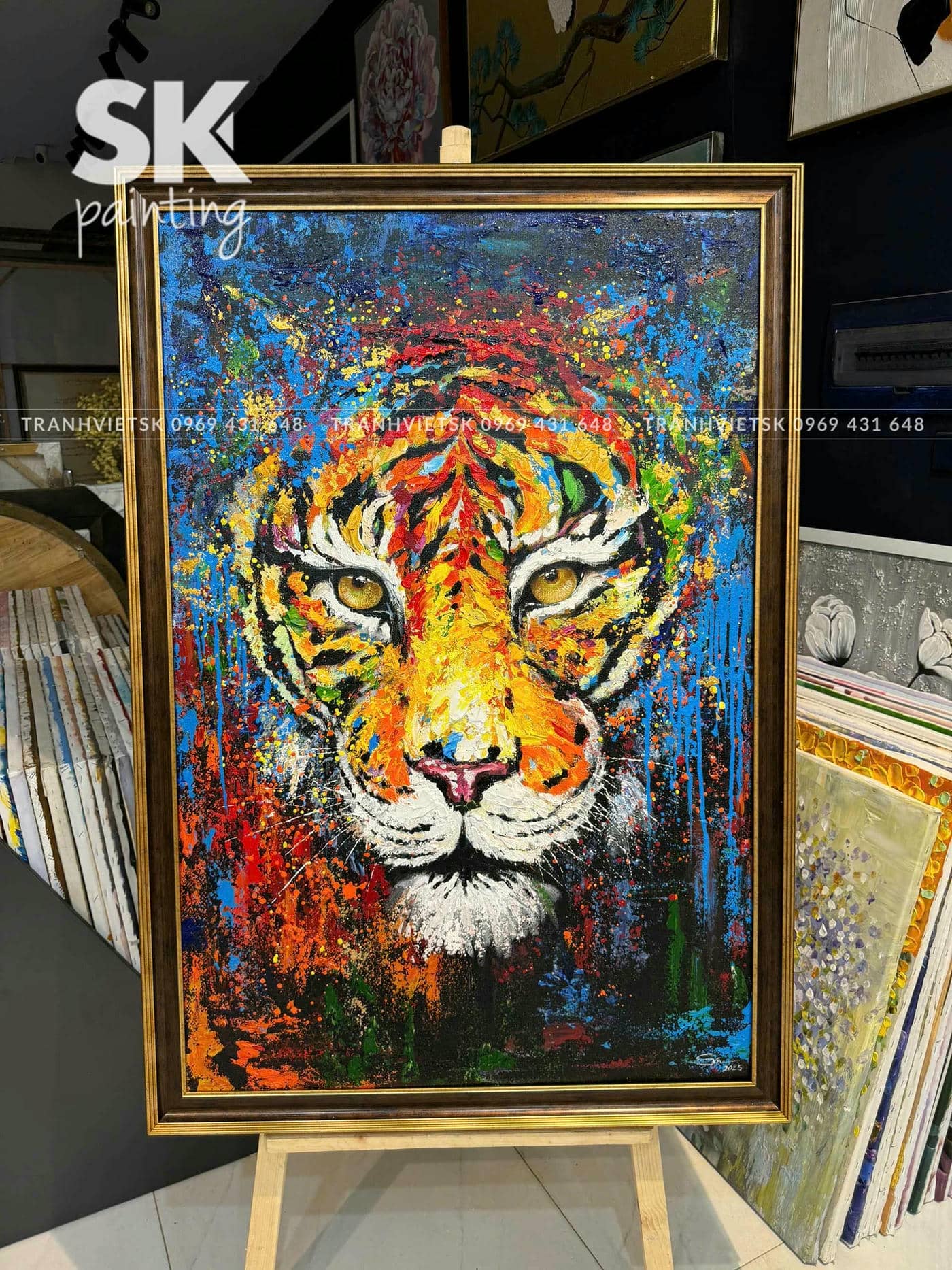 Dạ Hổ Linh Quang - Tranh Sáng Tác Độc Quyền - Ảnh 2