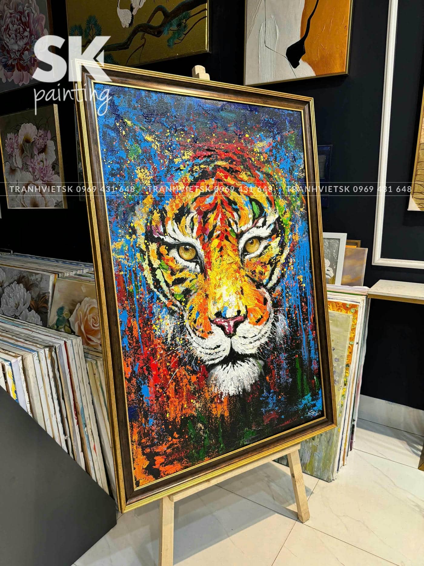 Dạ Hổ Linh Quang - Tranh Sáng Tác Độc Quyền - Ảnh 3