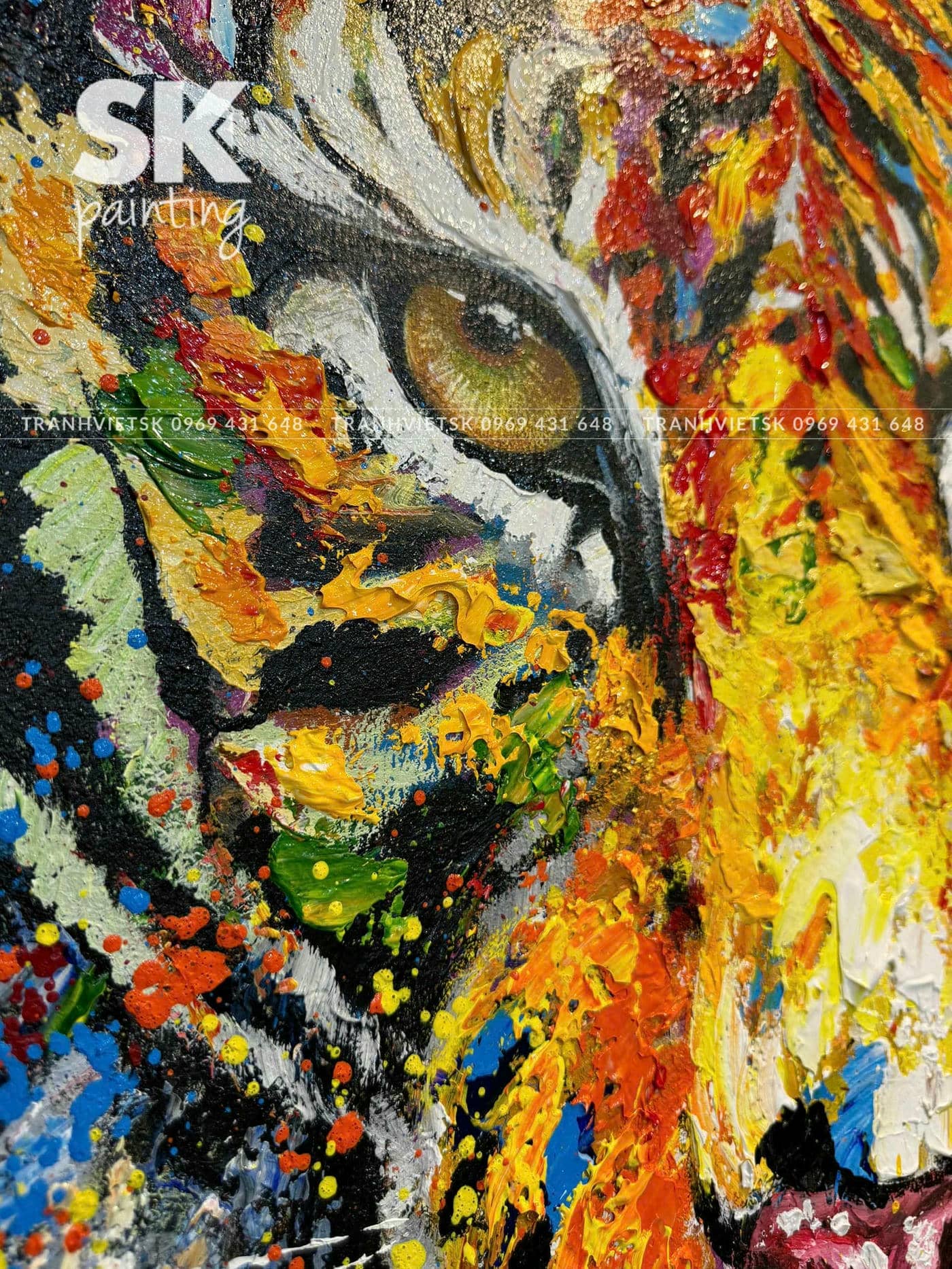 Dạ Hổ Linh Quang - Tranh Sáng Tác Độc Quyền - Ảnh 4