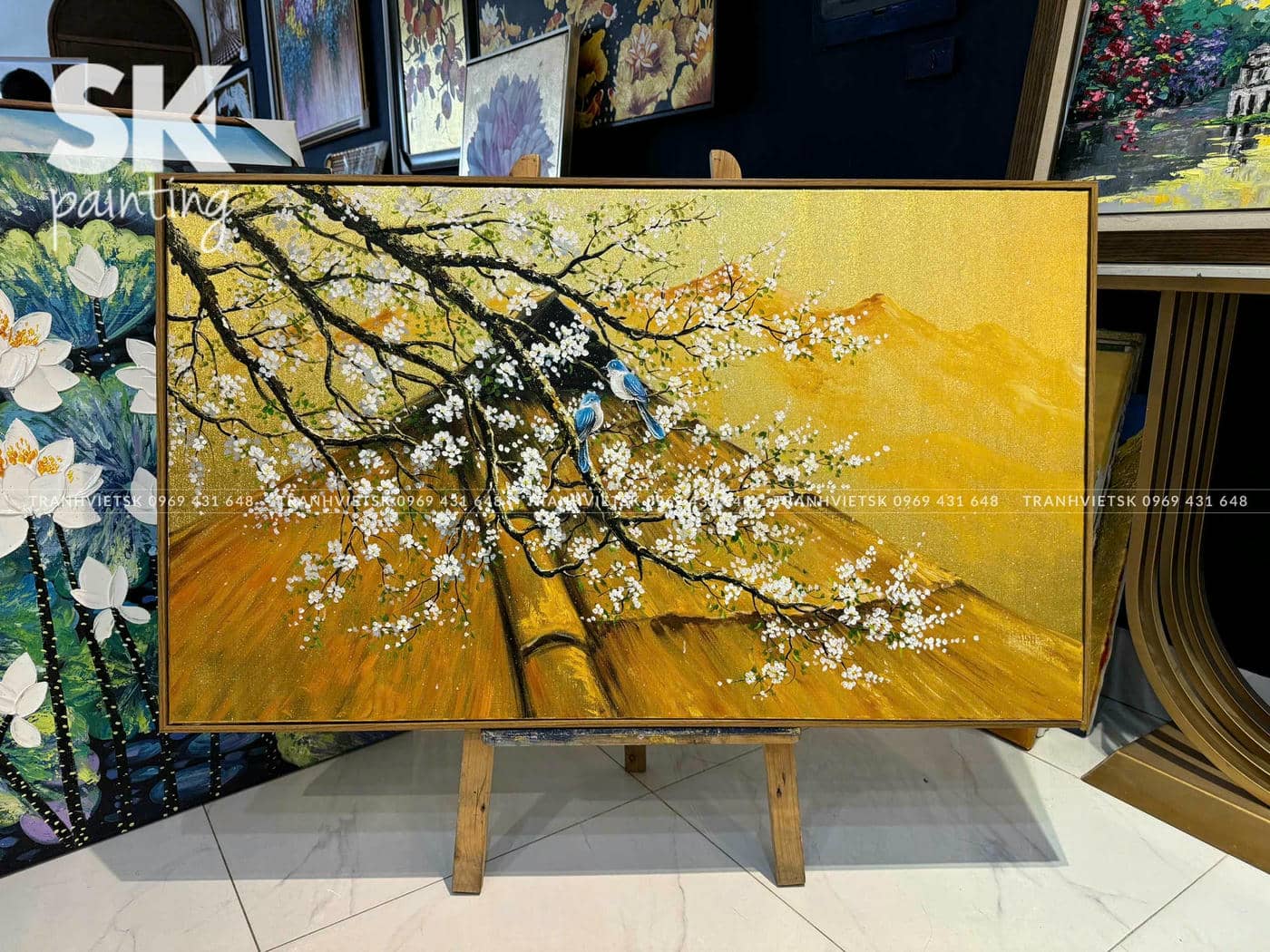 Gọi Xuân - Tranh Sáng Tác Độc Quyền - Ảnh 2