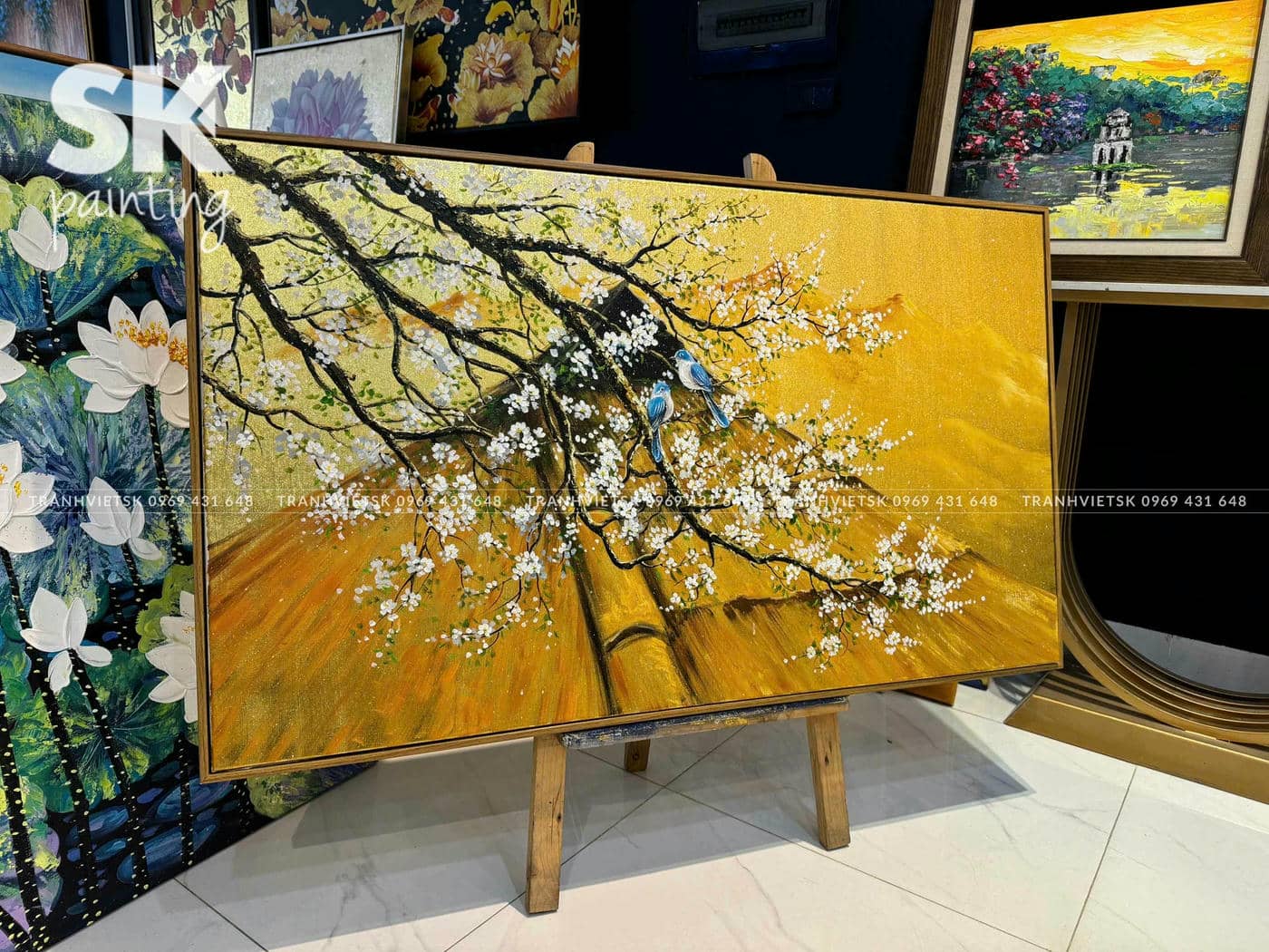 Gọi Xuân - Tranh Sáng Tác Độc Quyền - Ảnh 3