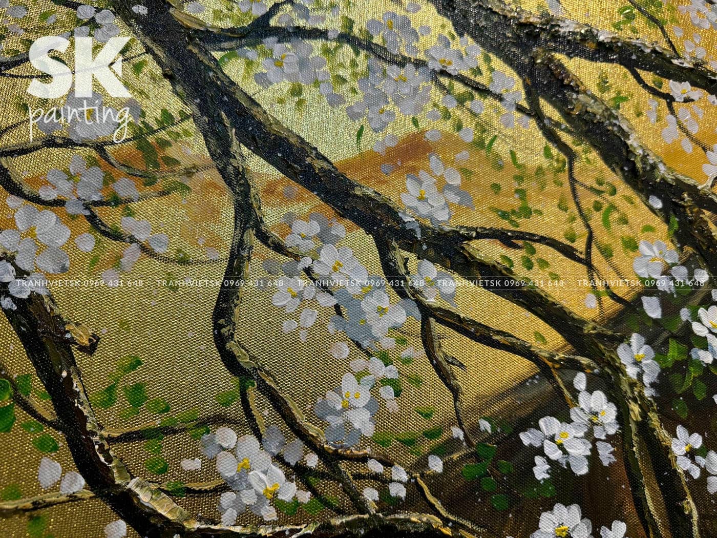 Gọi Xuân - Tranh Sáng Tác Độc Quyền - Ảnh 5