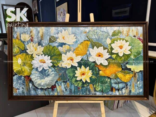 Liên Hoa Diệu Sắc - Tranh Sáng Tác Độc Quyền - Ảnh 2