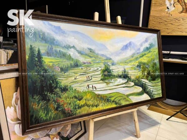 Thôn Điền Viên - Tranh Sáng Tác Độc Quyền - Ảnh 3