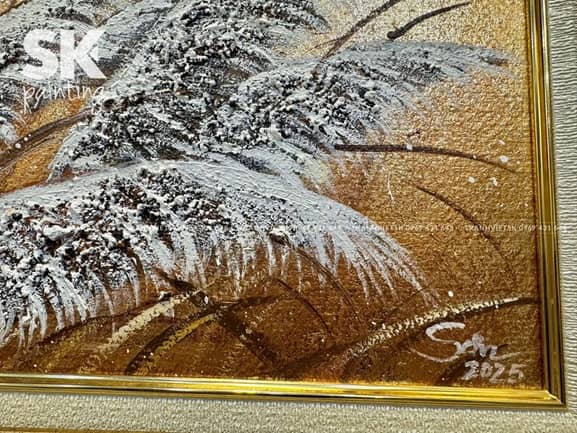 Tĩnh Dạ Nguyệt Quang - Tranh Sáng Tác Độc Bản - Ảnh 6
