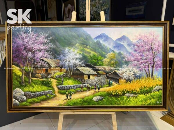 Xuân Trên Đỉnh Gió - Tranh Sáng Tác Độc Quyền - Ảnh 2
