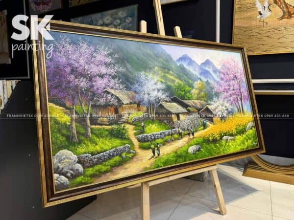 Xuân Trên Đỉnh Gió - Tranh Sáng Tác Độc Quyền - Ảnh 3