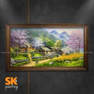 Xuân Trên Đỉnh Gió - Tranh Sáng Tác Độc Quyền
