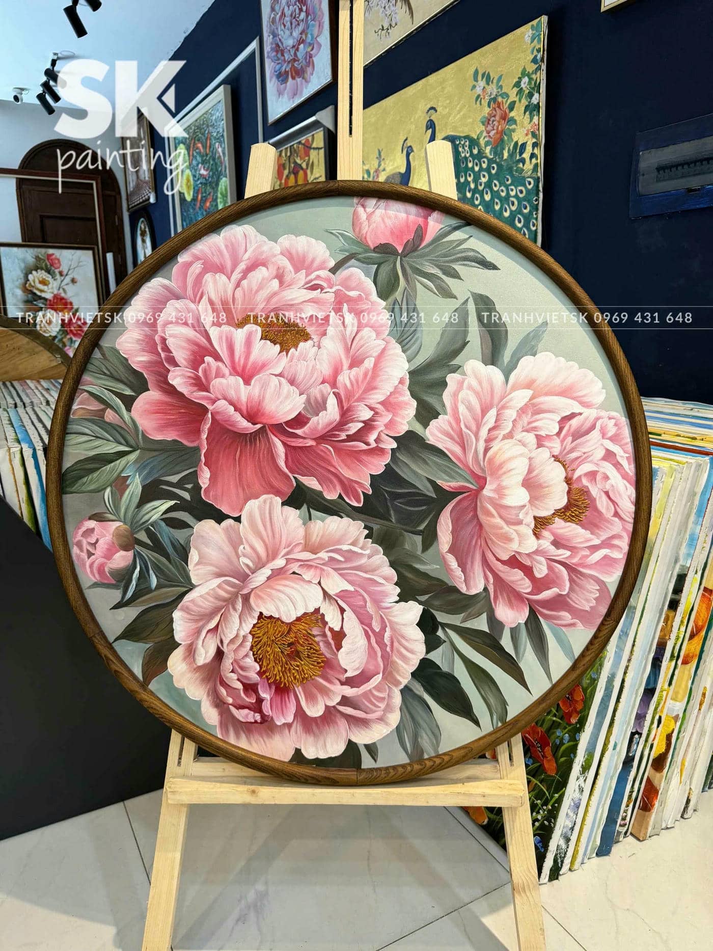 Mẫu Đơn Khoe Sắc 2 - đường kính 90cm