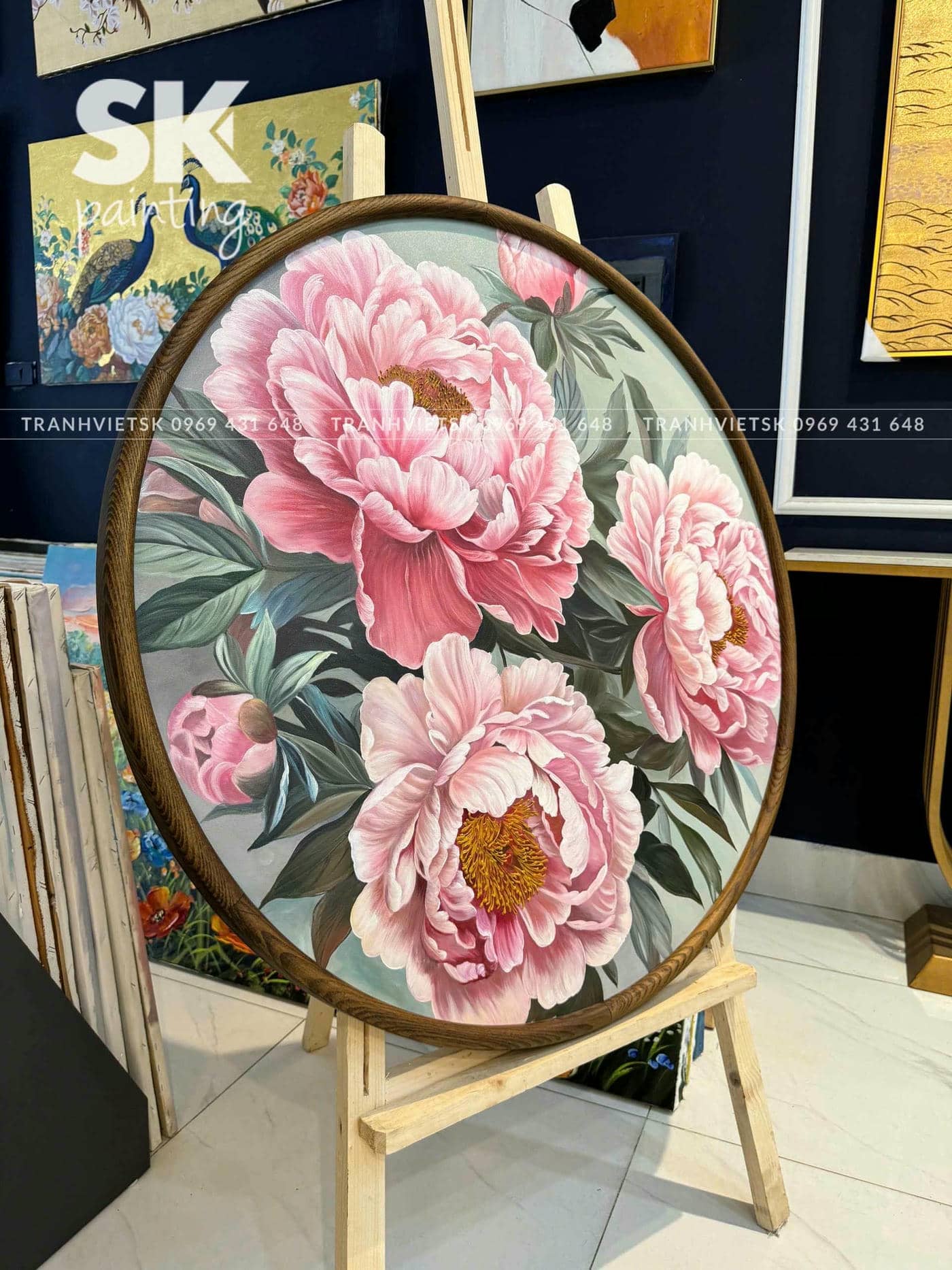 Mẫu Đơn Khoe Sắc 2 - đường kính 90cm - Ảnh 3