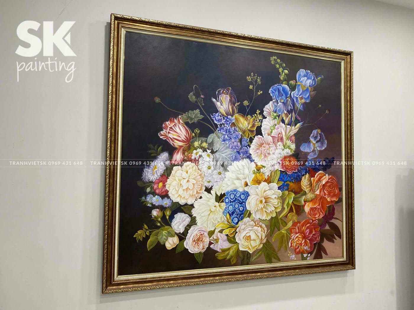 Hoa Hồng Cổ - phủ bì 146x158cm - Ảnh 3