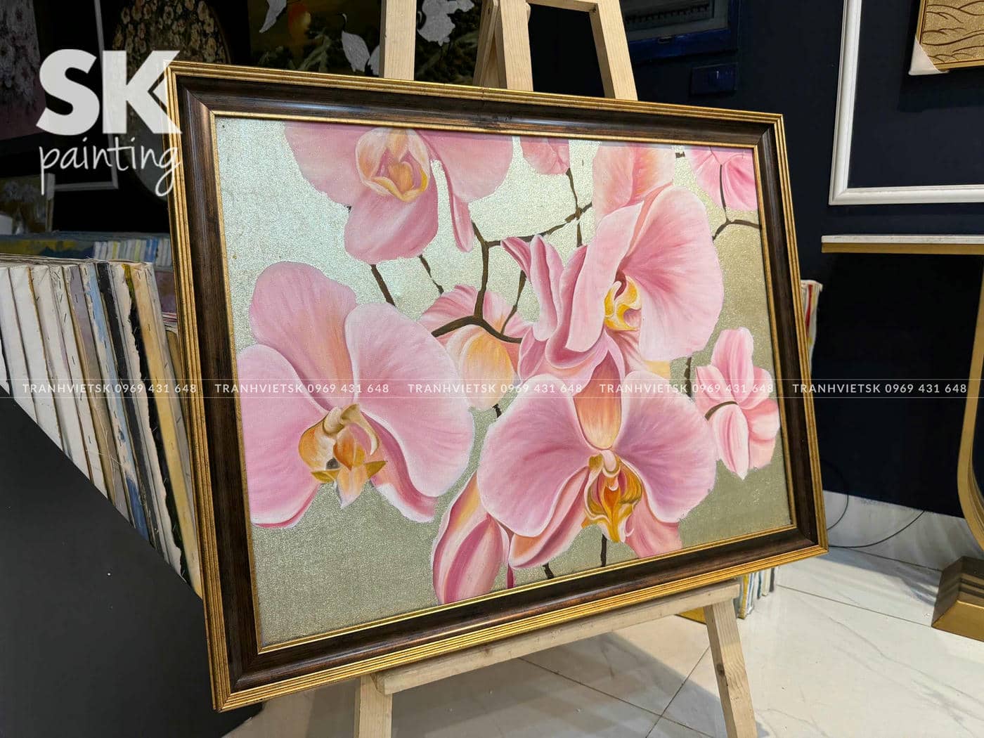 Hồ Điệp Kim An - lòng tranh 60x80cm - Ảnh 3