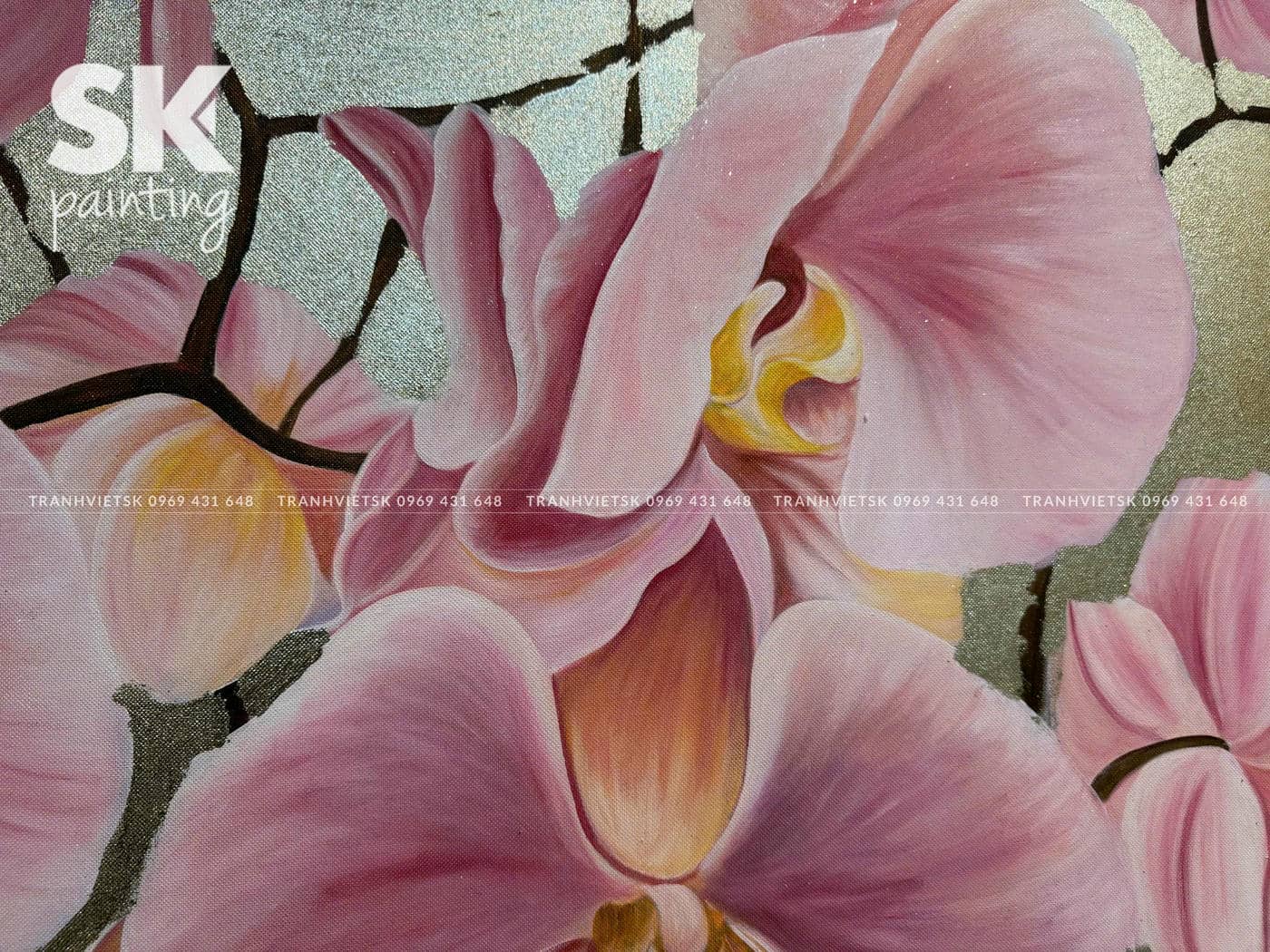 Hồ Điệp Kim An - lòng tranh 60x80cm - Ảnh 4