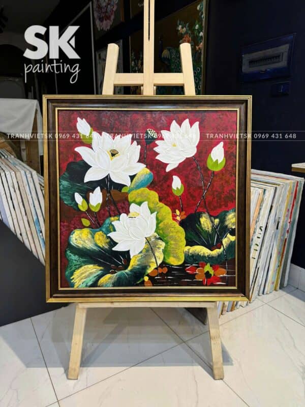 Hoả Diệm Liên Hoa - lòng tranh 70x70cm