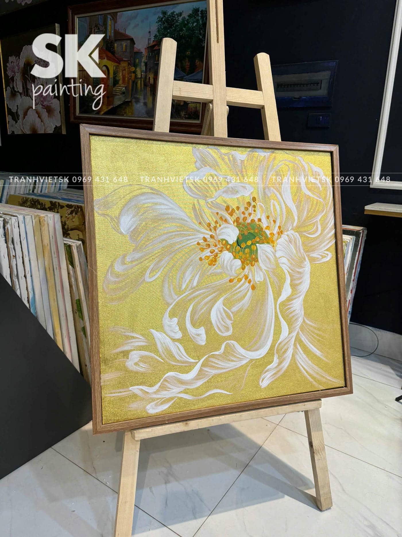 Phù Dung Kim An - kích thước 70x70cm - Ảnh 3