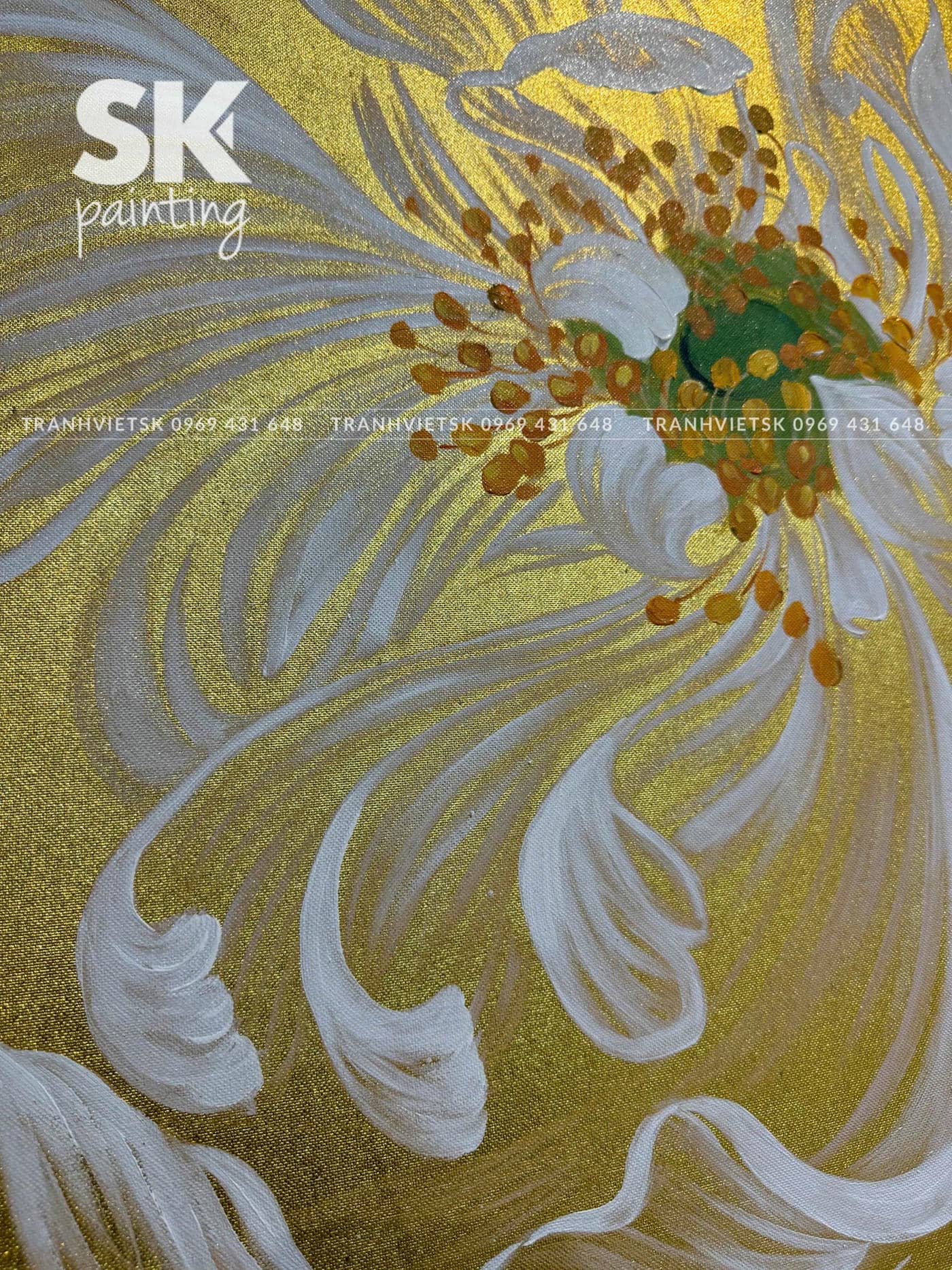 Phù Dung Kim An - kích thước 70x70cm - Ảnh 4