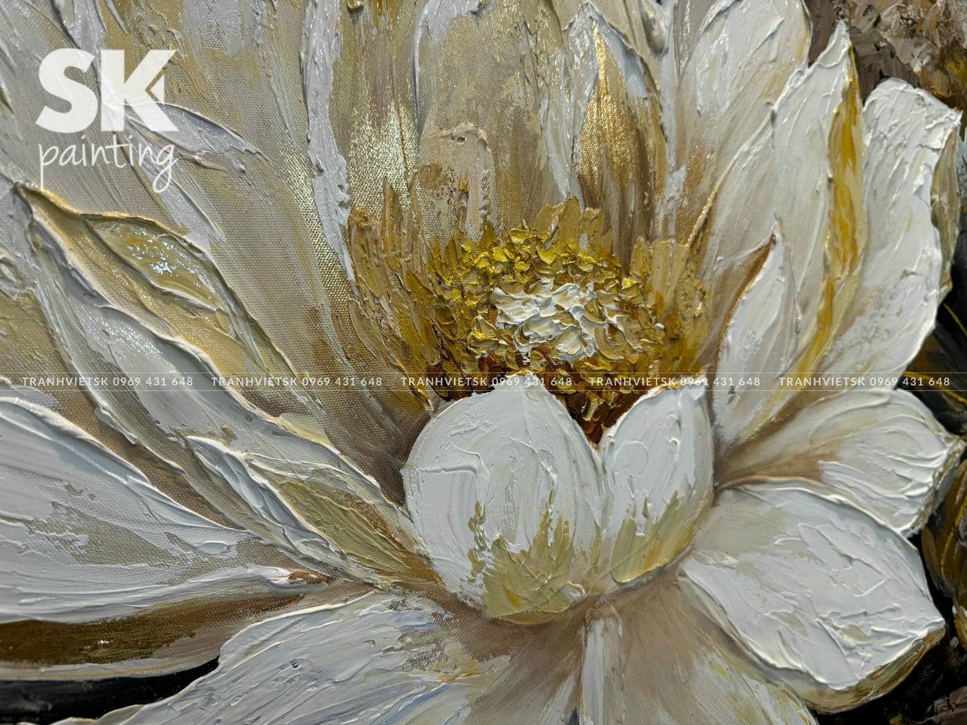 Bạch Liên Hạ Chí - Tranh Sáng Tác Độc Quyền - Ảnh 5